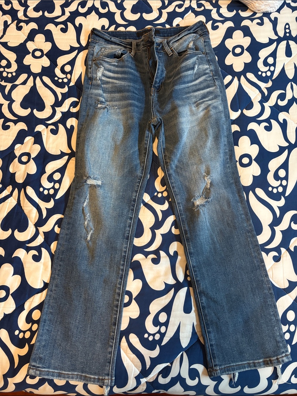 Women’s Risen Straight Leg Jeans Size 28